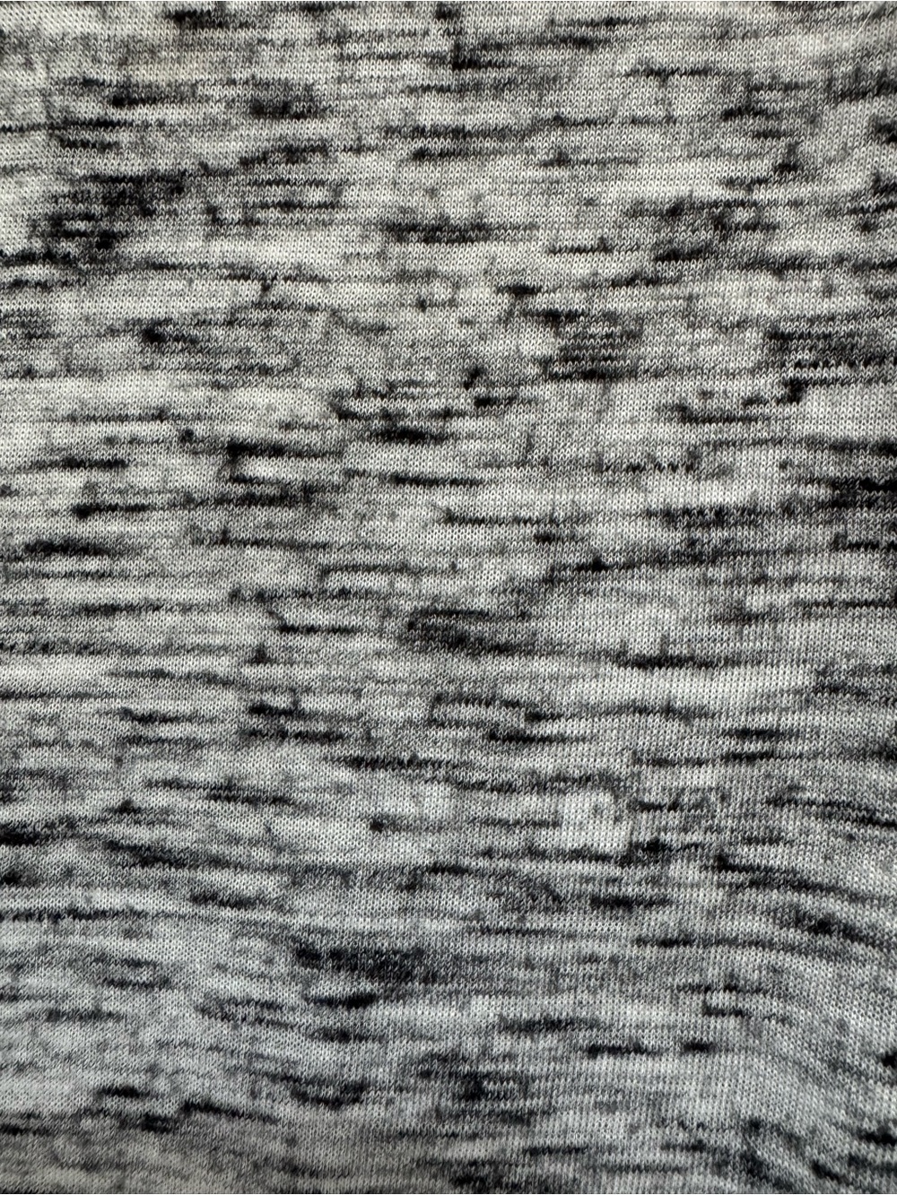 LOFT Outlet Black-Trim Gray Space Dye Sleeveless Tank Top - Picture 4 of 7